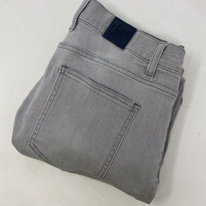 Mugsy Men's 33 Grey Medium Wash Denim Stretch Straight Leg Jeans